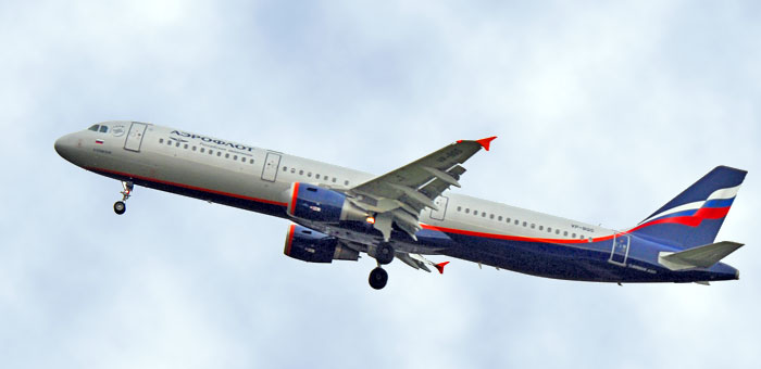 VP-BQS Aeroflot - Russian Airlines Airbus A321-211 plane