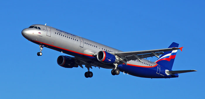 VP-BQT Aeroflot - Russian Airlines Airbus A321-211 plane