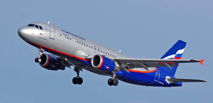 VP-BWF Aeroflot - Russian Airlines Airbus A320-214 plane