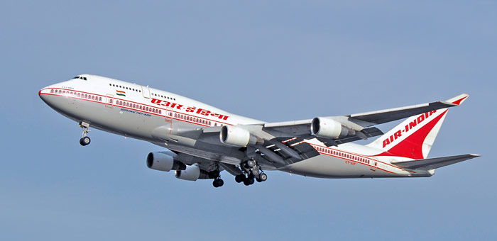 VT-AIF Air India Boeing 747-412 plane