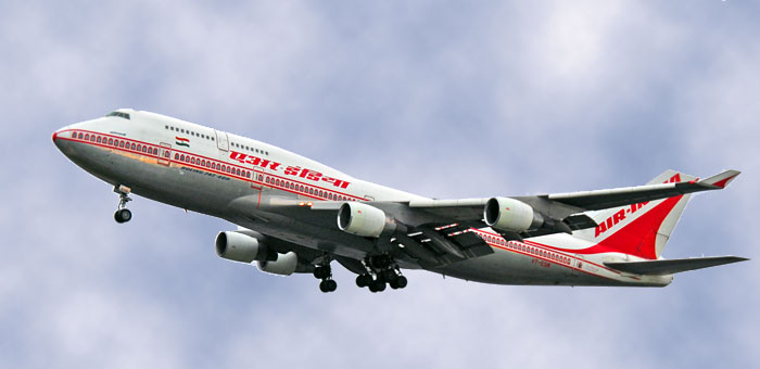 VT-ESM Air India Boeing 747-437 plane