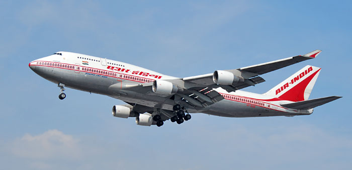 VT-ESO Air India Boeing 747-437 plane