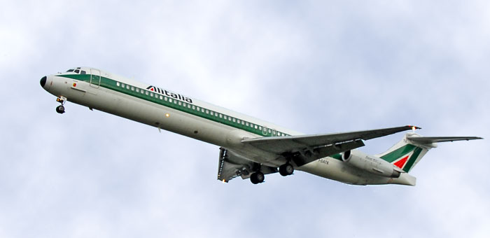 I-DATK Alitalia McDonnell Douglas MD-82 plane