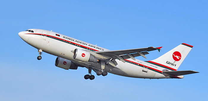 S2-ADH Biman Bangladesh Airbus A310-325/ET plane