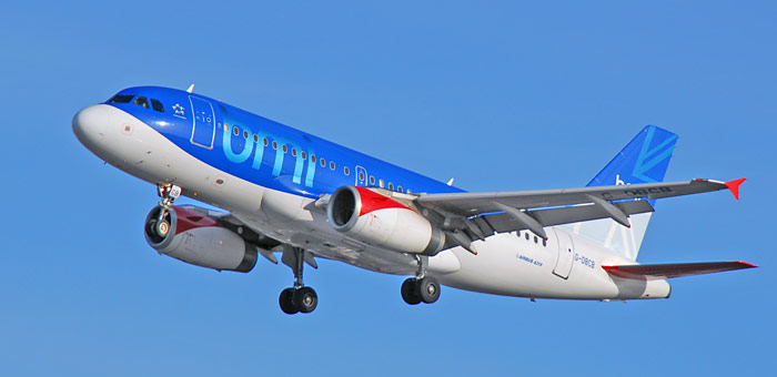 G-DBCB BMI British Midland Airbus A319-131 plane