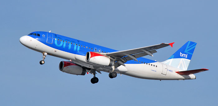 G-MIDS BMI British Midland Airbus A320-232 plane