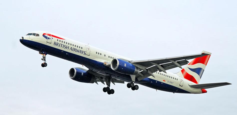 G-CPET British Airways Boeing 757-236 plane