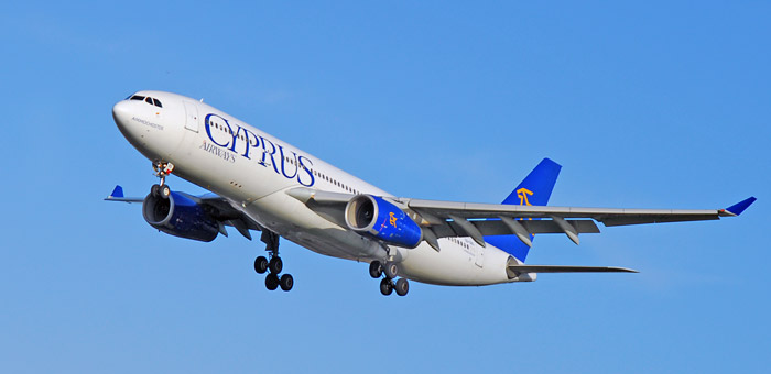 5B-DBS Cyprus Airways Airbus A330-243 plane