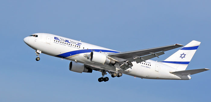 4X-EAF El Al Israel Airlines Boeing 767-27E/ER plane