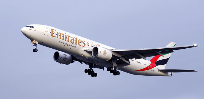 A6-EMG Emirates Boeing 777-21H/ER plane