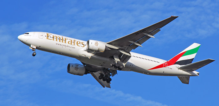 A6-EMH Emirates Boeing 777-21H/ER plane