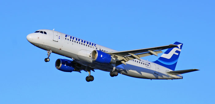 OH-LXD Finnair Airbus A320-214 plane