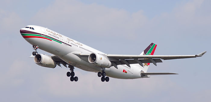 A40-KA Gulf Air Airbus A330-243 plane