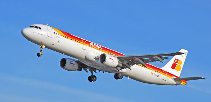 EC-ILO Iberia Airbus A321-211 plane