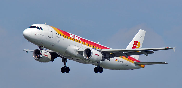 EC-ILQ  Iberia Airbus A320-214 plane