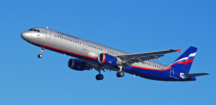 Aeroflot Russian Airlines plane