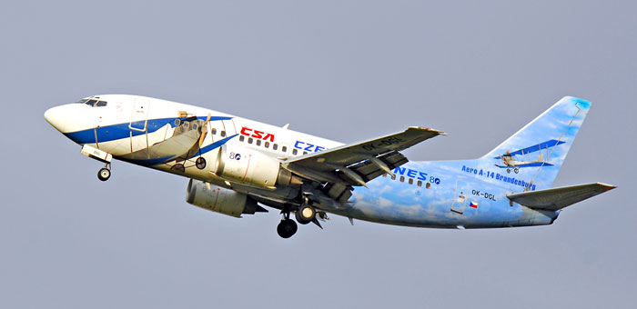 CSA Czech Airlines plane
