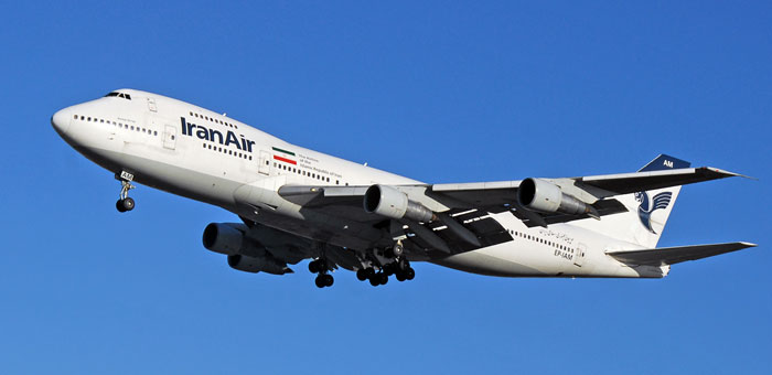EP-IAM Iran Air Boeing 747-186B plane