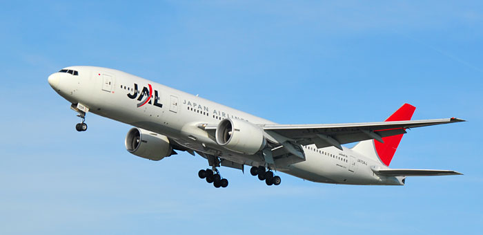 JA-704J Japan Airlines - JAL Boeing 777-246/ER plane