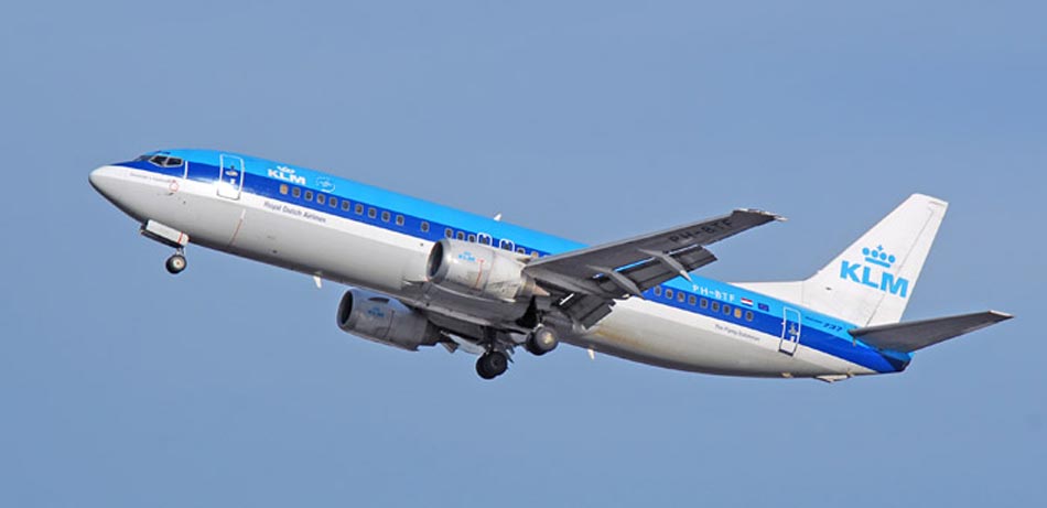 PH-BTF KLM Boeing 737-406 plane