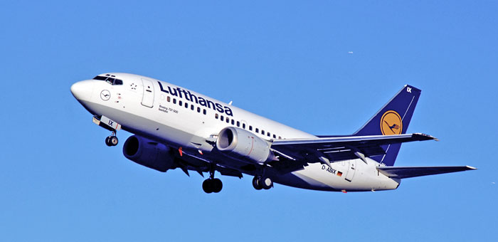 D-ABIX Lufthansa Boeing 737-530 plane