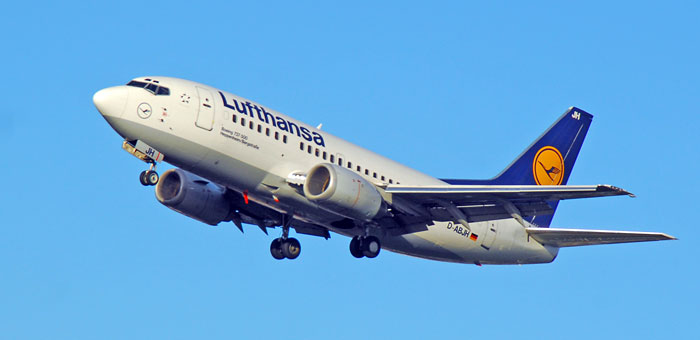 D-ABJH Lufthansa Boeing 737-530 plane