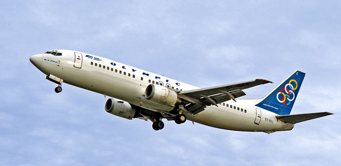 SX-BKC Olympic Boeing 737-484 plane