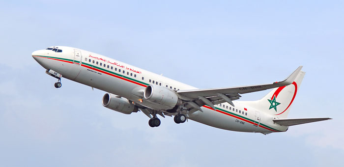 CN-RNK Royal Air Maroc Boeing 737-8B6 plane