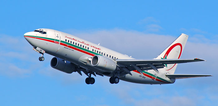 CN-RNV Royal Air Maroc Boeing 737-7B6 plane