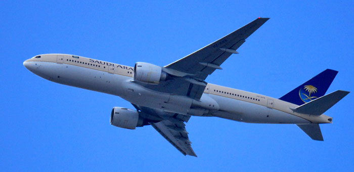 HZ-AKB Saudi Arabian Airlines Boeing 777-268/ER plane