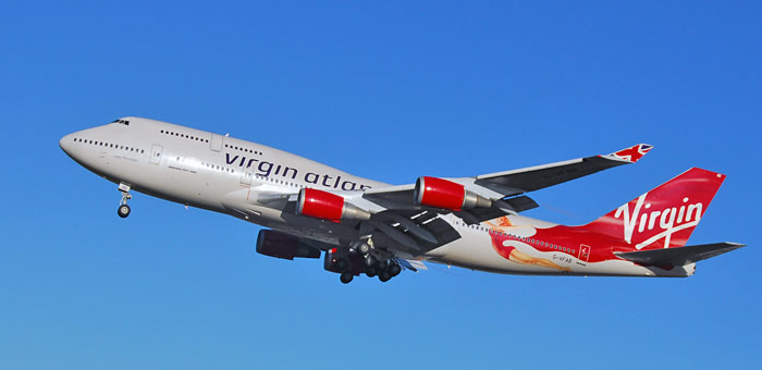 G-VFAB Virgin Atlantic Airways Boeing 747-4Q8 plane