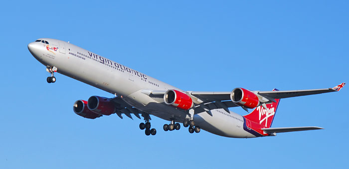 G-VFIT Virgin Atlantic Airways Airbus A340-642 plane