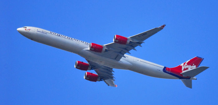 G-VWIN Virgin Atlantic Airways Airbus A340-642 plane