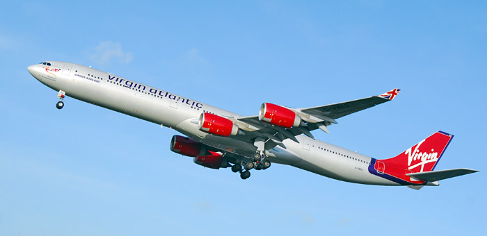 G-VWKD Virgin Atlantic Airways Airbus A340-642 plane